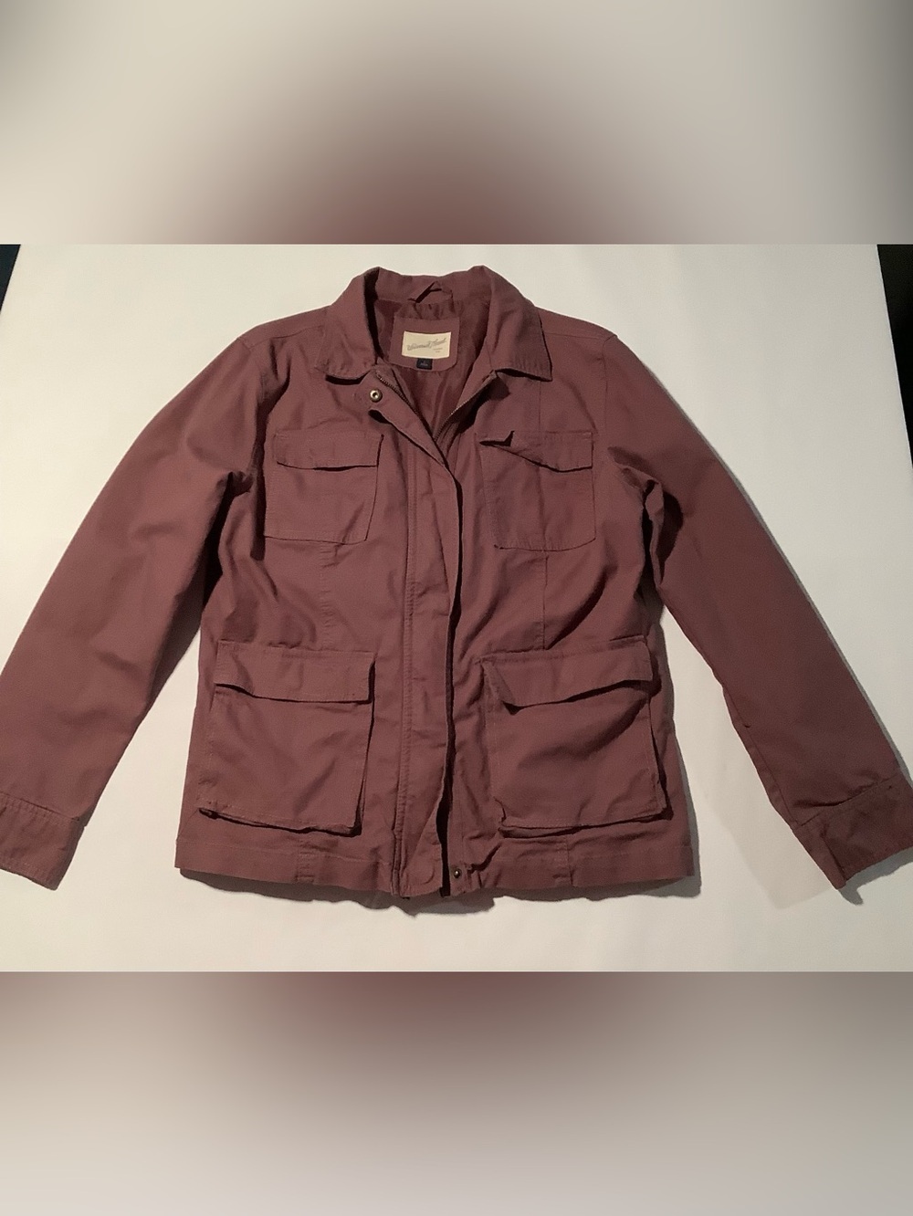 Universal Thread Utility Cotton Jacket in Dusty Mauve